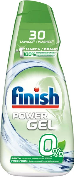 Средство для мытья посуды в посудомоечной машине Finish Power All in One Gel 0% 600 мл (052935) Средство для мытья посуды в посудомоечной машине Finish Power All in One Gel 0% 600 мл (052935)