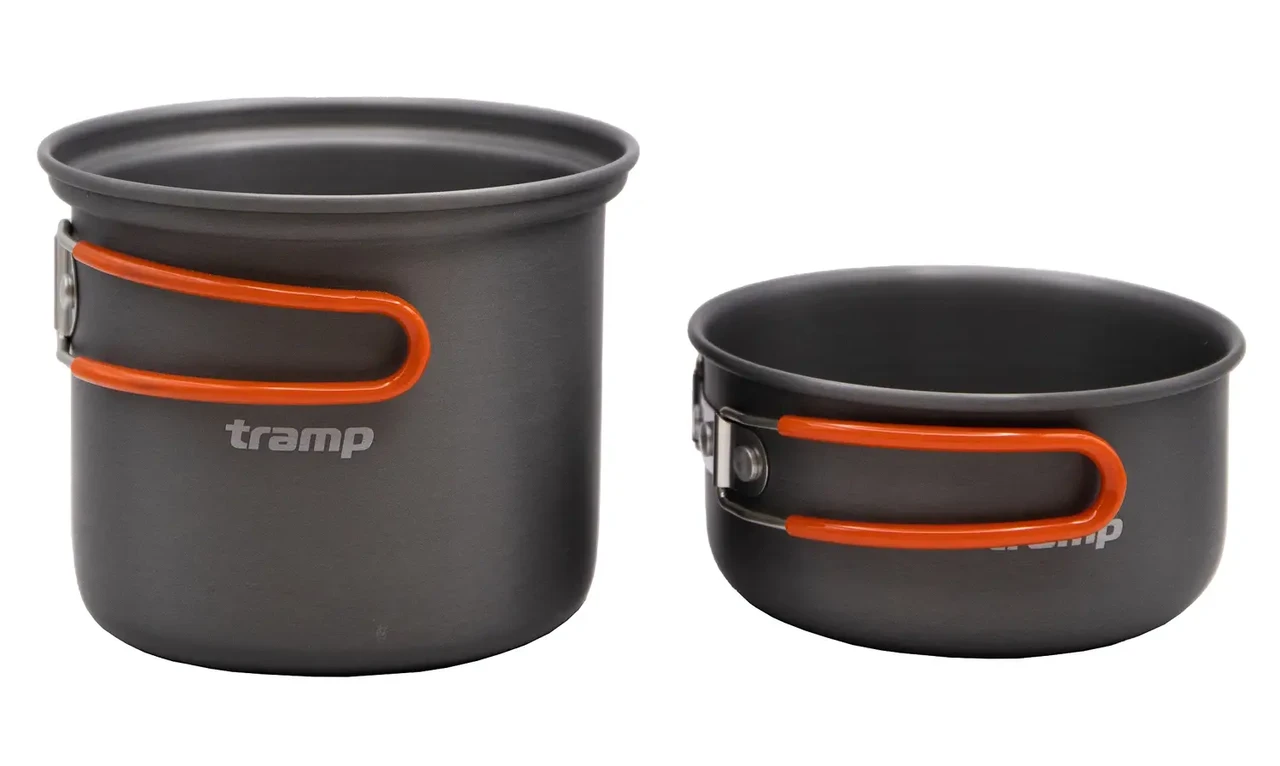 Кастрюля-кружка Tramp анодированная с крышкой-сковородкой 0,75/0,5 л (UTRC-145)