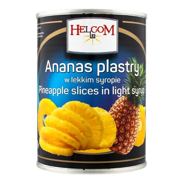 Ананас консервированный кольцами в сиропе Ananas Helcom 565/340 г