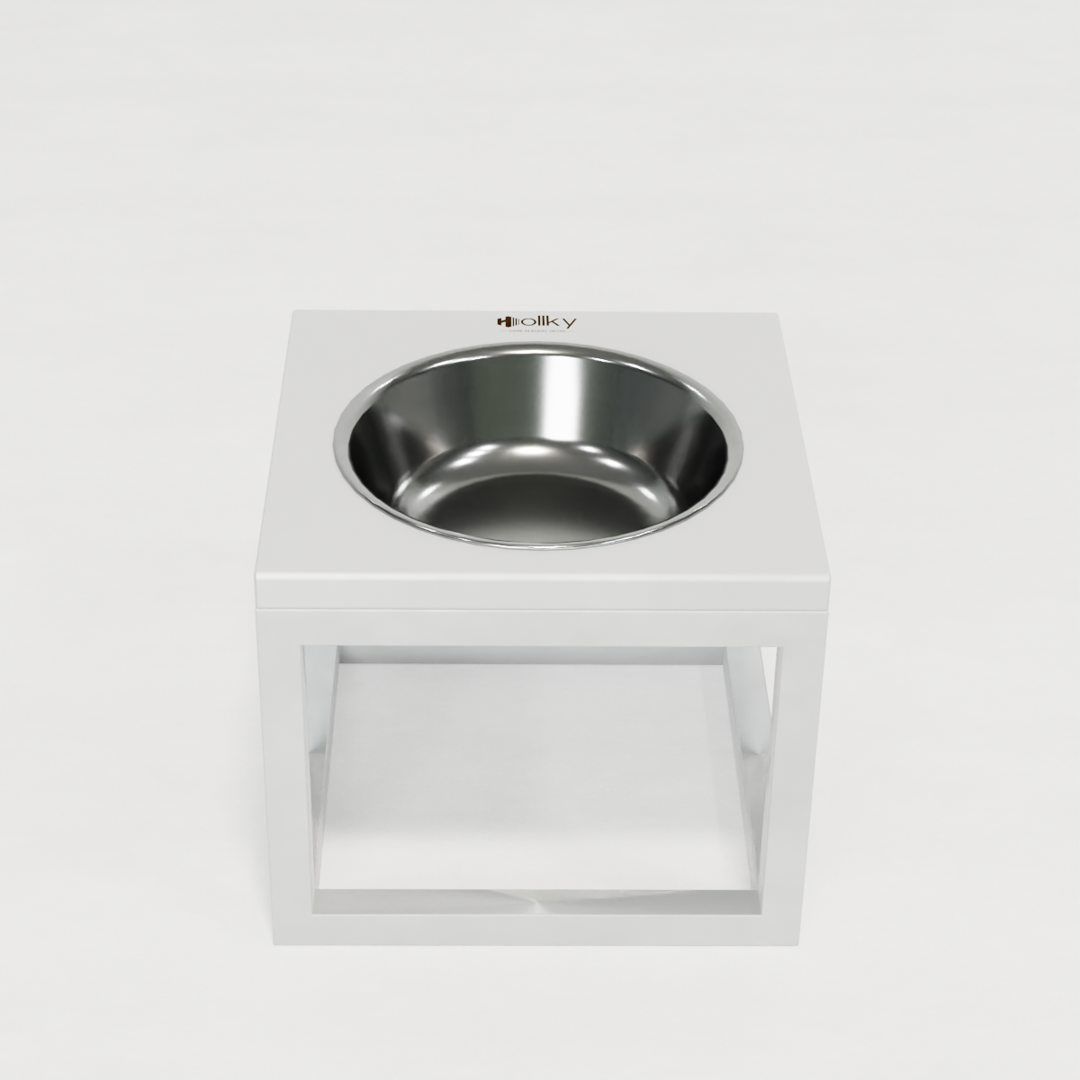 Миска на подставке для больших собак Hollky Base Solo XL 1,8 л (XL-262620-WHWH) - фото 6 Миска на подставке для больших собак Hollky Base Solo XL 1,8 л (XL-262620-WHWH) - фото 6