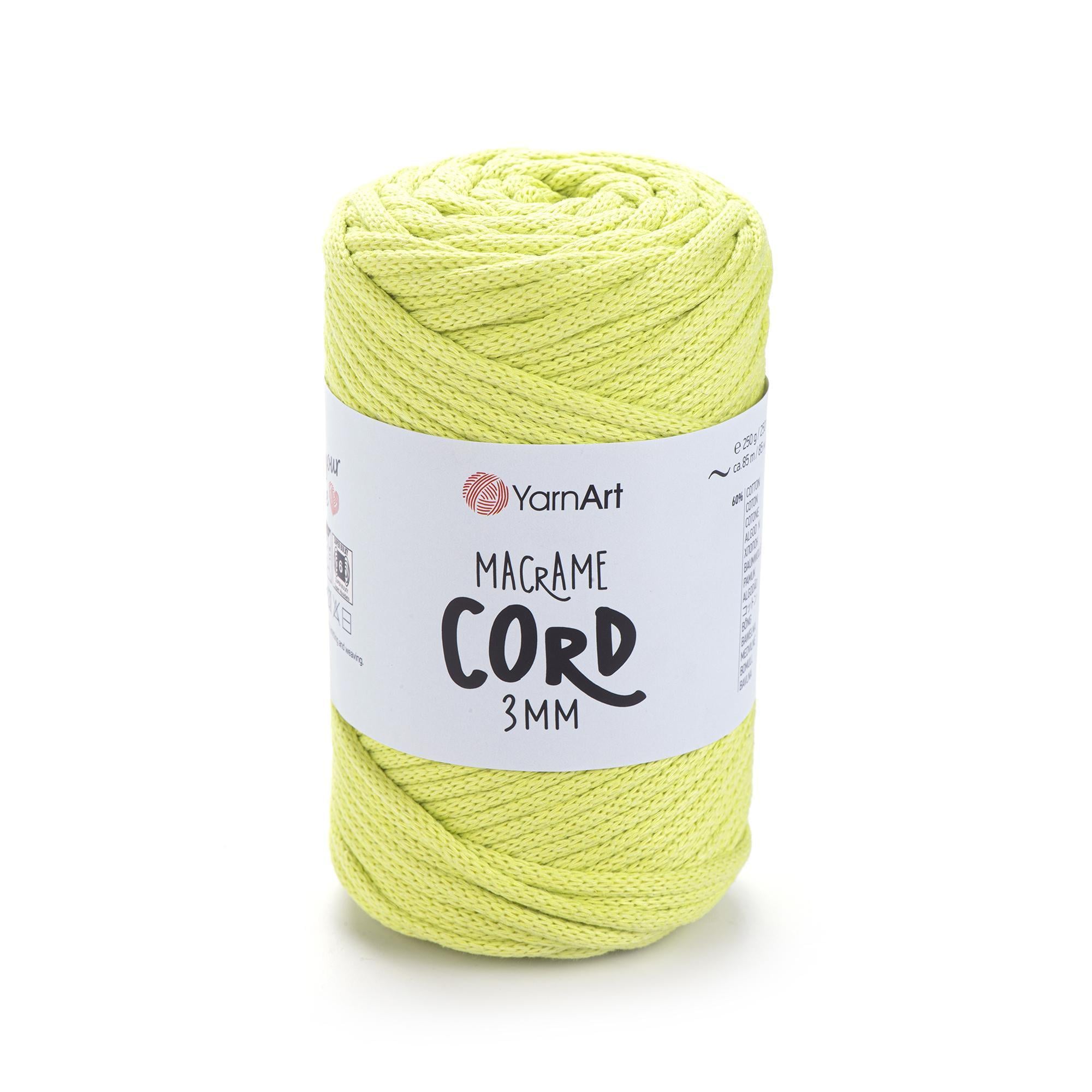 Шнур плетеный Macrame Cord 3 мм Фисташковый №755 (2486110308)
