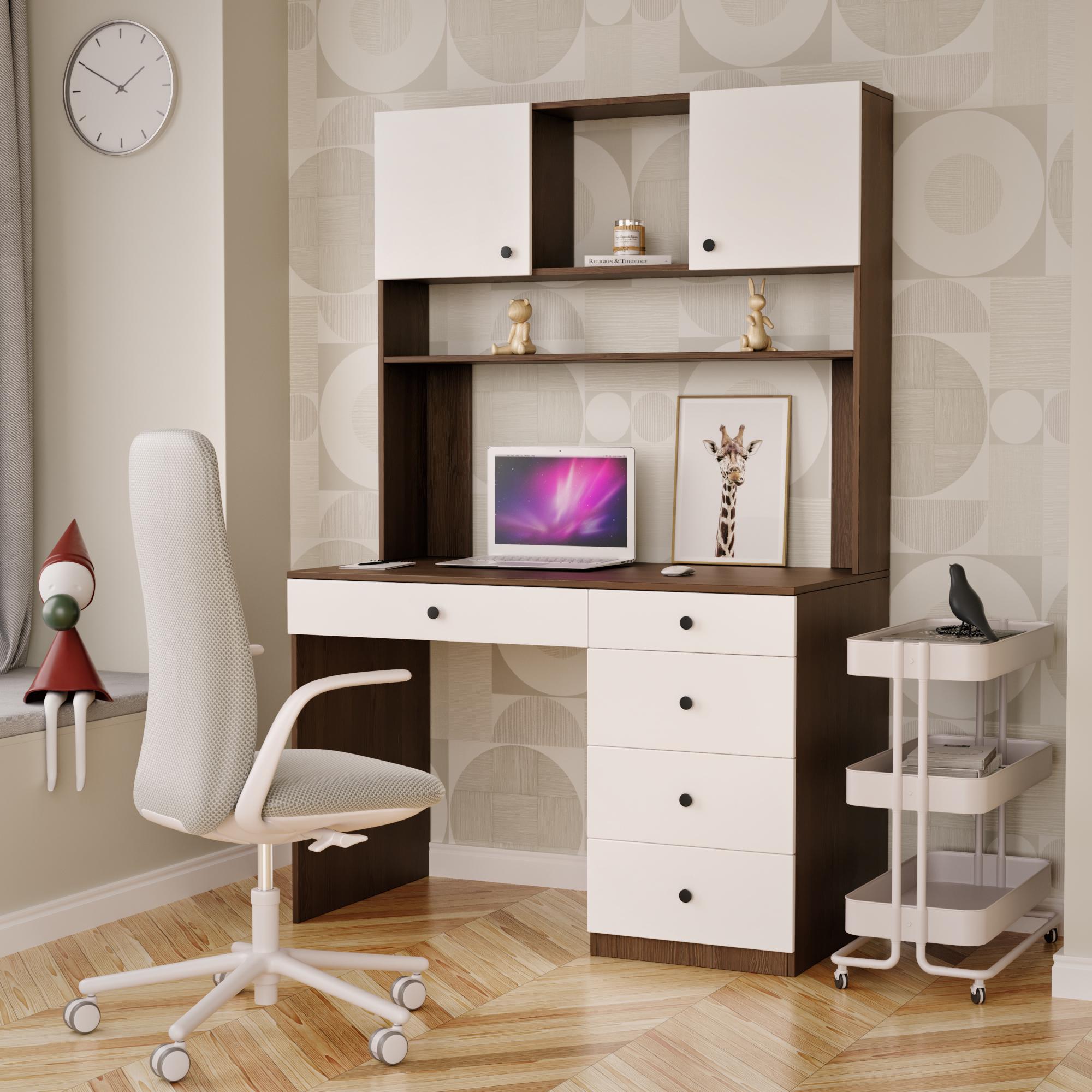 Письменный стол СП-сингл 1830х1200х650 мм Дуб Родос/Белый