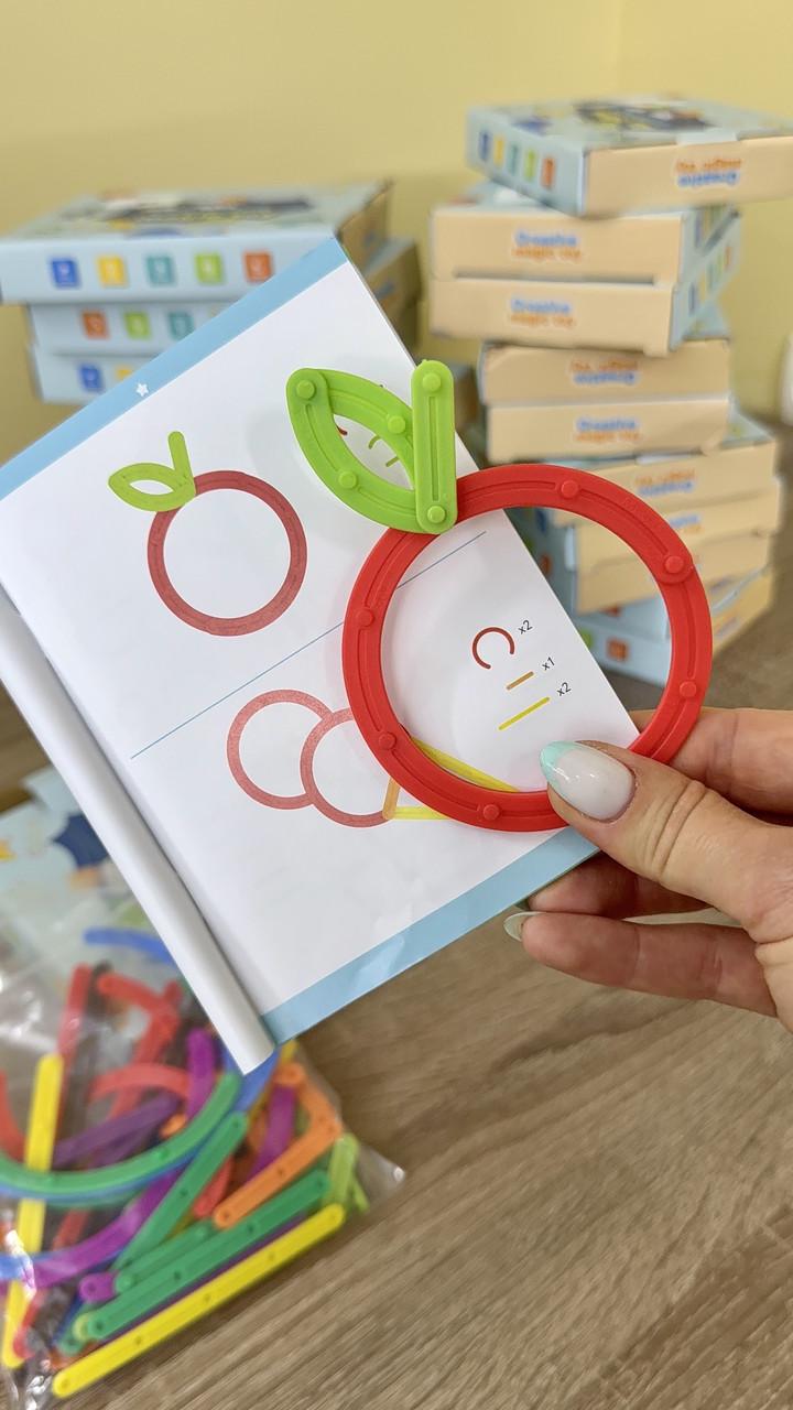 Конструктор Магический креатив гибкий из 81 палочки (57) - фото 2 Конструктор Магический креатив гибкий из 81 палочки (57) - фото 2