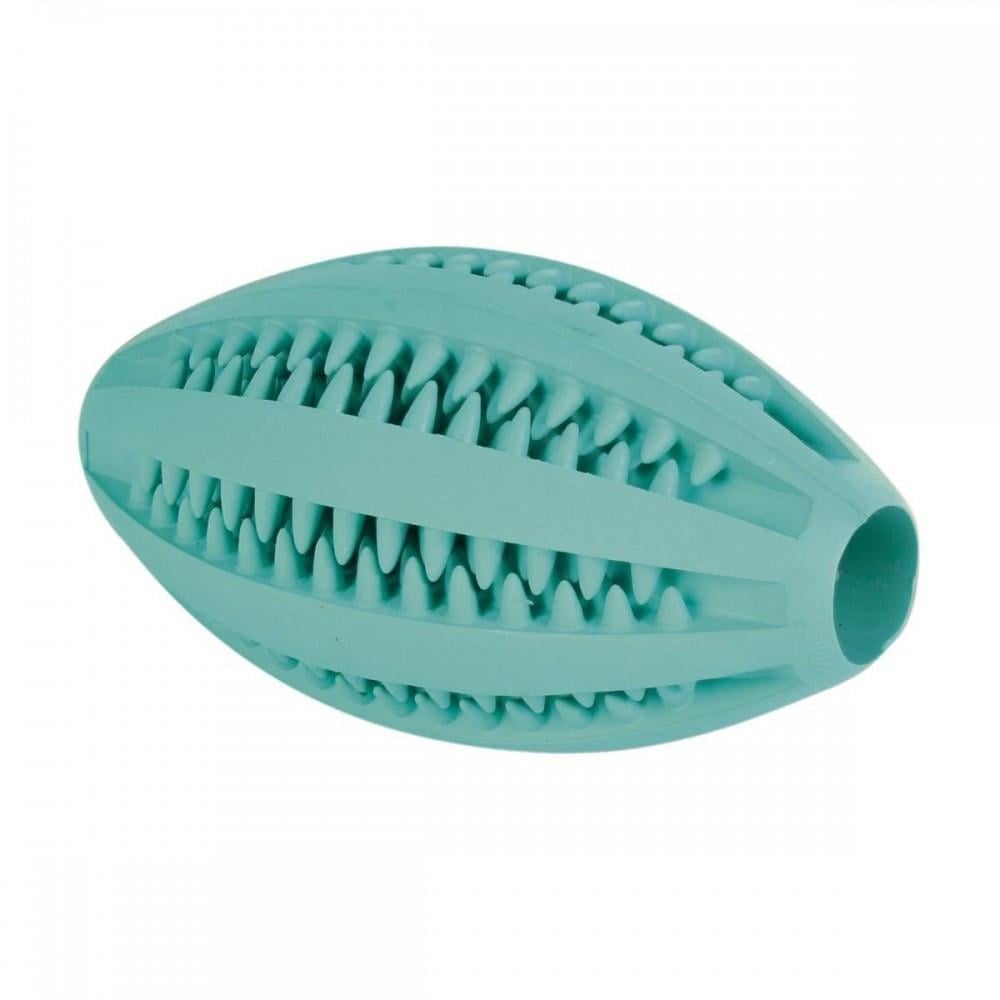 Іграшка для собак Trixie Denta Fun М'яч регбі для чистки зубів з м'ятою 11 см (4011905032900)