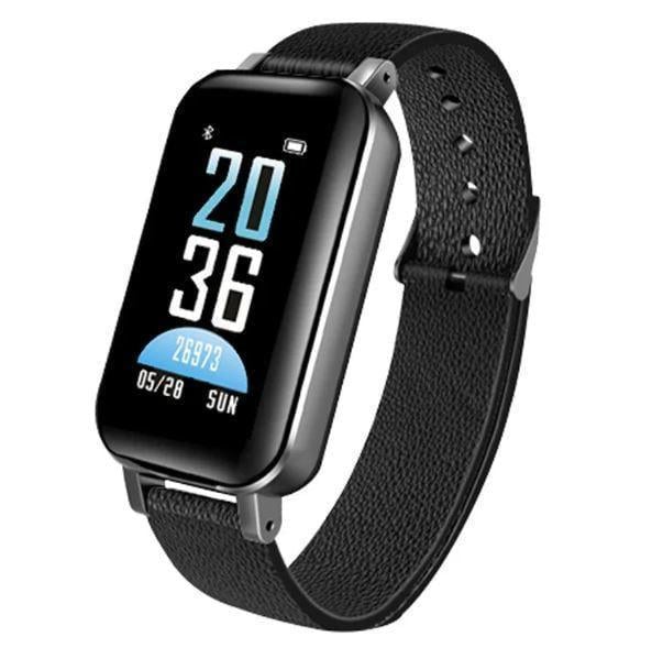Фитнес-браслет Smart TWS T89 6939 Bluetooth 150 с беспроводными наушниками мАч Черный