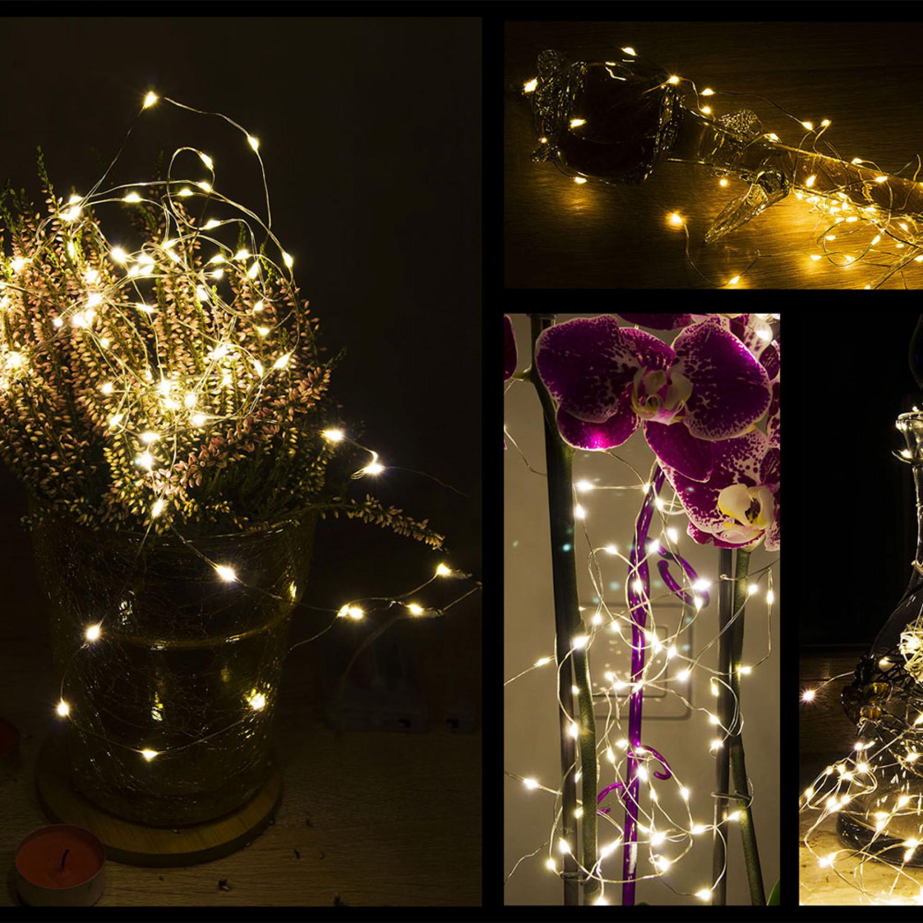 Гірлянда на батарейках Springos 50 LED Pilot 4,9 м Warm white (CL0105) - фото 5 Гірлянда на батарейках Springos 50 LED Pilot 4,9 м Warm white (CL0105) - фото 5