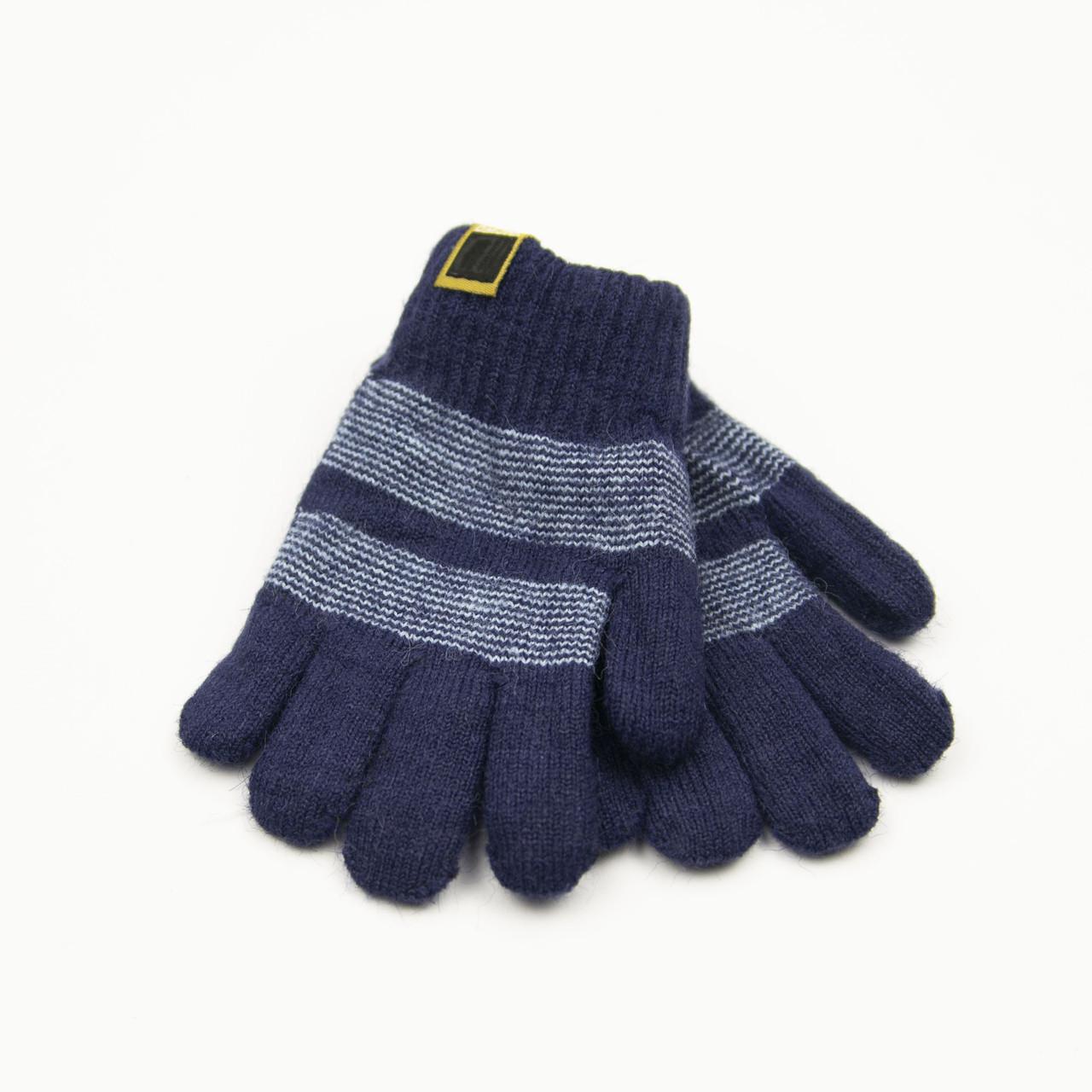 Перчатки для мальчика на 3-4 года 22-7-34 Темно-синий (DR009743)