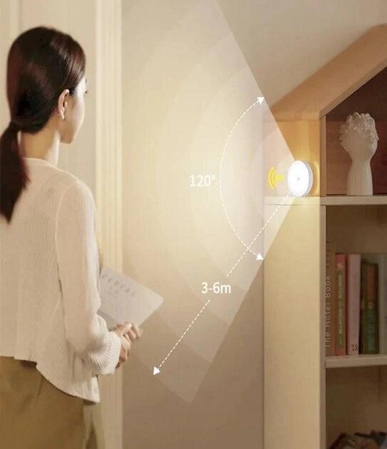 Нічник бездротовий Led Smart sensor light на акумуляторі з датчиком руху (19461143) - фото 6