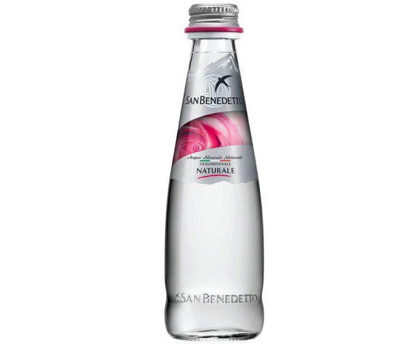Вода минеральная негазированная San Benedetto 0,25 л 24 шт. стекло (18106)