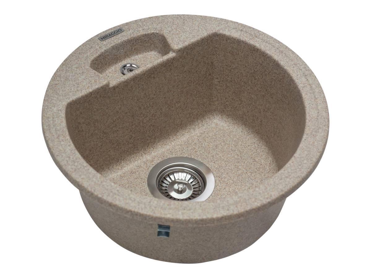 Кухонна мийка Miraggio VALENCIA кругла терра (83979) Кухонна мийка Miraggio VALENCIA кругла терра (83979)