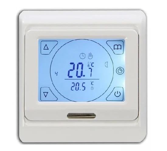 Нагрівальний кабель FLEX 5 м²-6 м²/875 Вт 50 м/17,5 Вт/м з програмованим терморегулятором E91 - фото 2 Нагрівальний кабель FLEX 5 м²-6 м²/875 Вт 50 м/17,5 Вт/м з програмованим терморегулятором E91 - фото 2