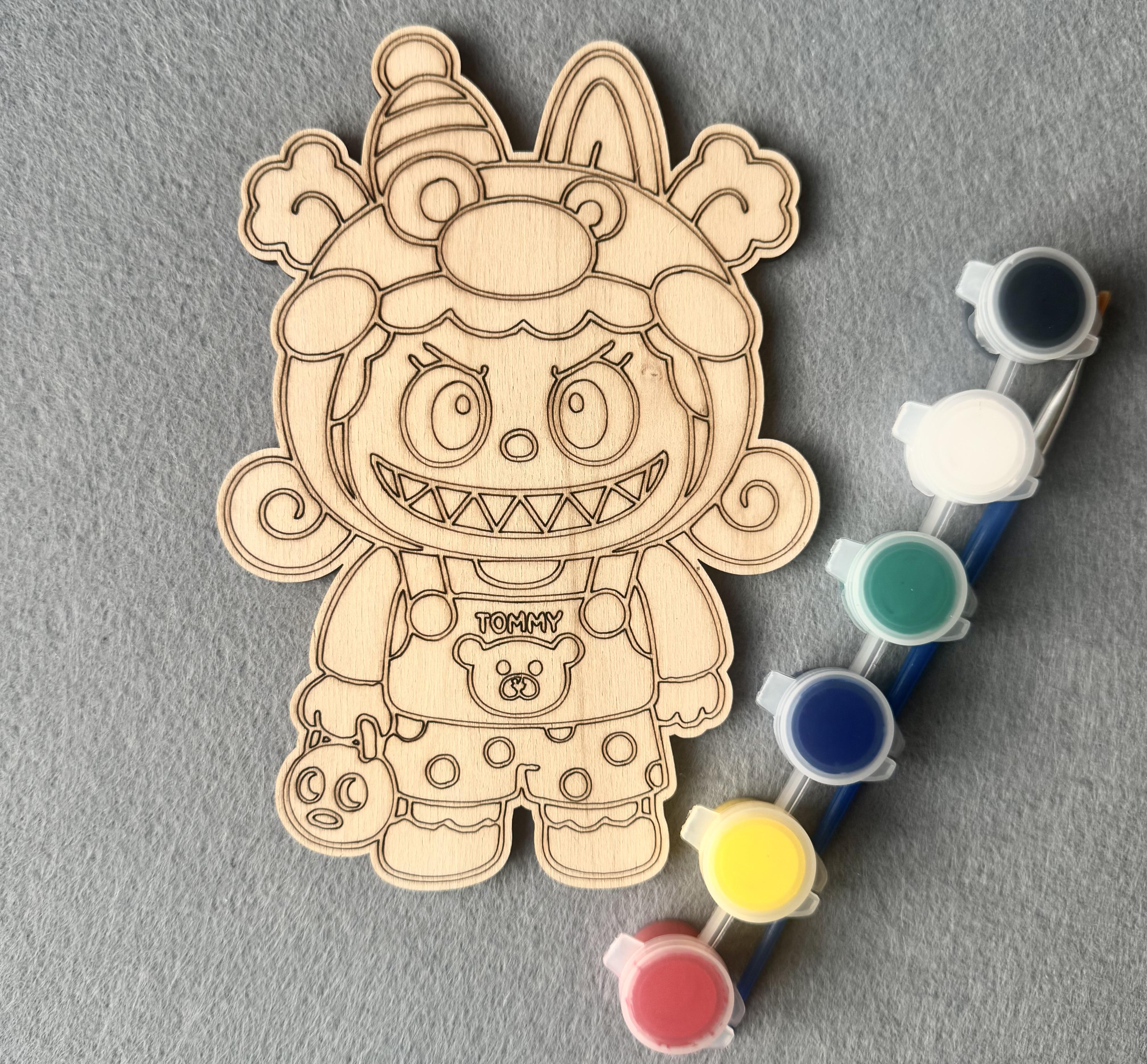 Розмальовки дерев'яні набір для творчості # 17 (22170) Розмальовки дерев'яні набір для творчості # 17 (22170)