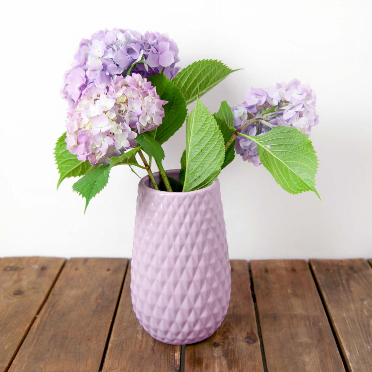 Ваза Nana ceramics Перелесник 20 см Лавандовый (2687618013)