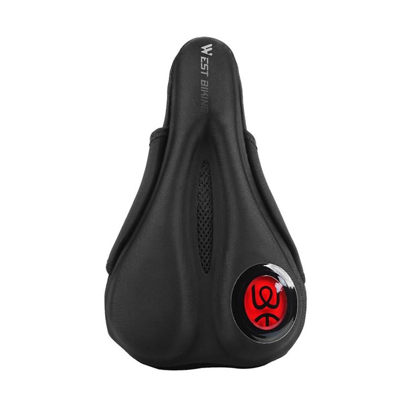 Чехол накладка на седло велосипеда West Biking 0801088 Black/Red