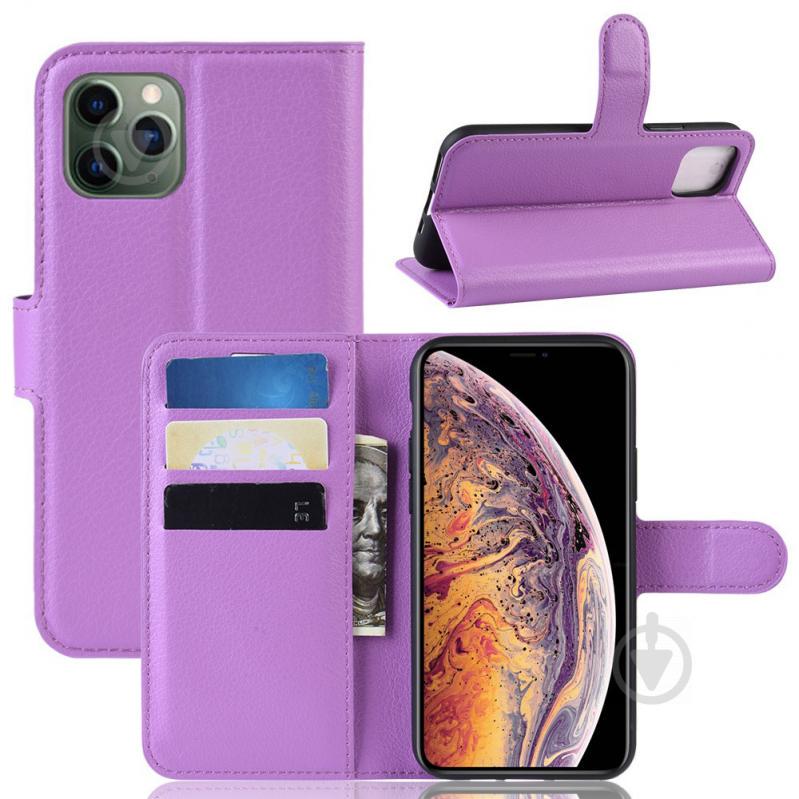 Чехол-книжка Litchie Wallet для Apple iPhone 11 Pro Violet (hub_xflM59195) - фото 2