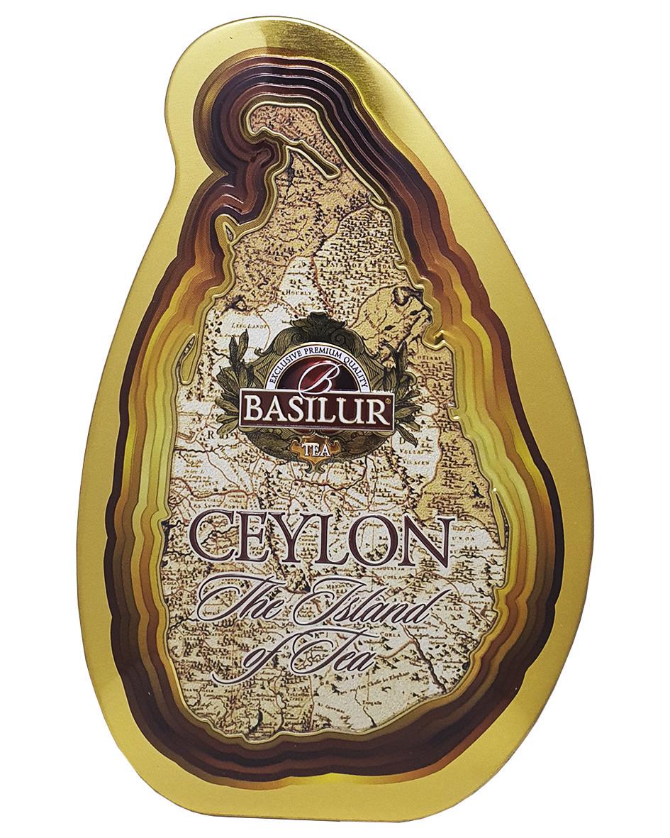 Чай черный Basilur Остров Цейлон Золотой в металлической банке 100 г (54910) Чай черный Basilur Остров Цейлон Золотой в металлической банке 100 г (54910)