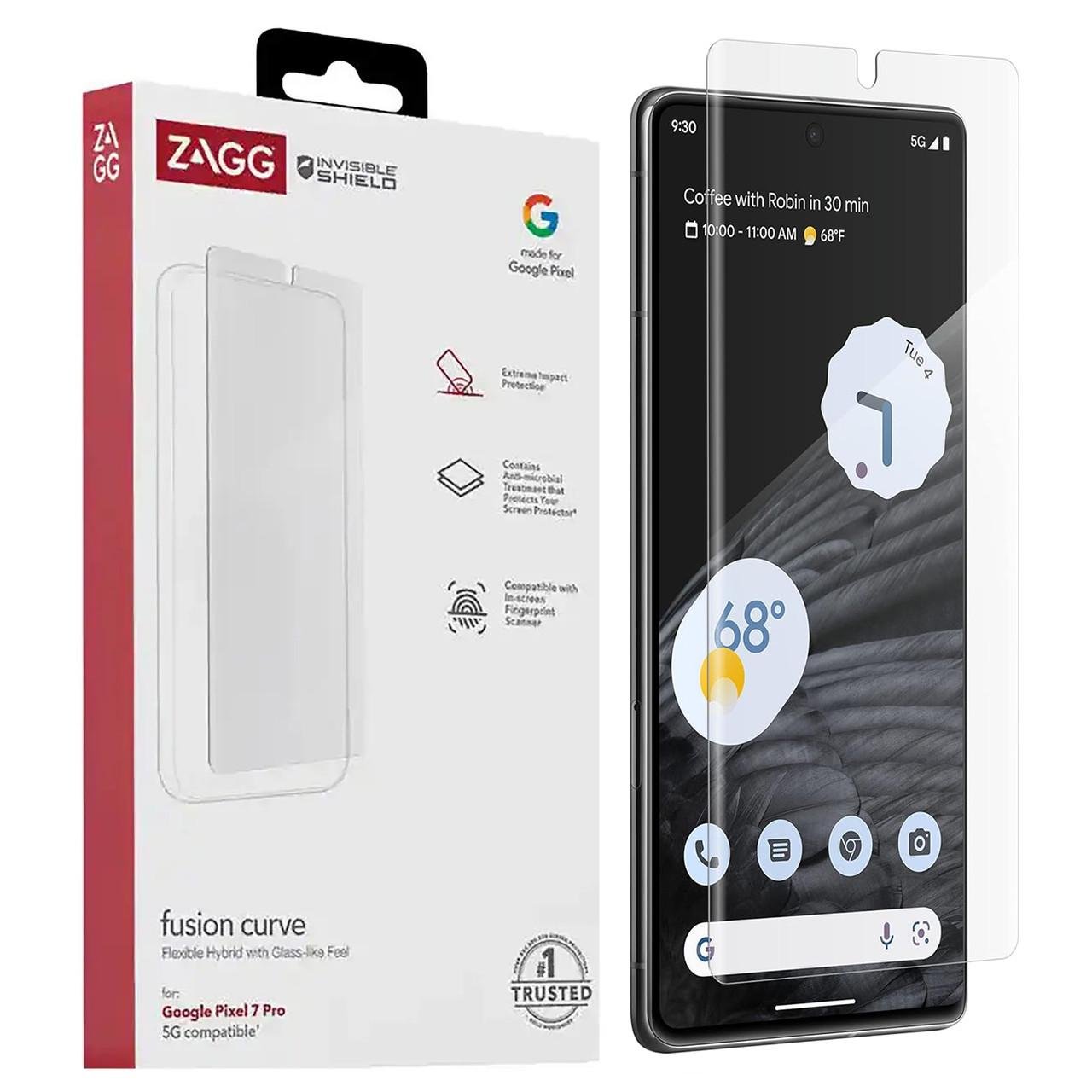 Защитное стекло ZAGG Fusion Curve для Google Pixel 7 Pro Защитное стекло ZAGG Fusion Curve для Google Pixel 7 Pro