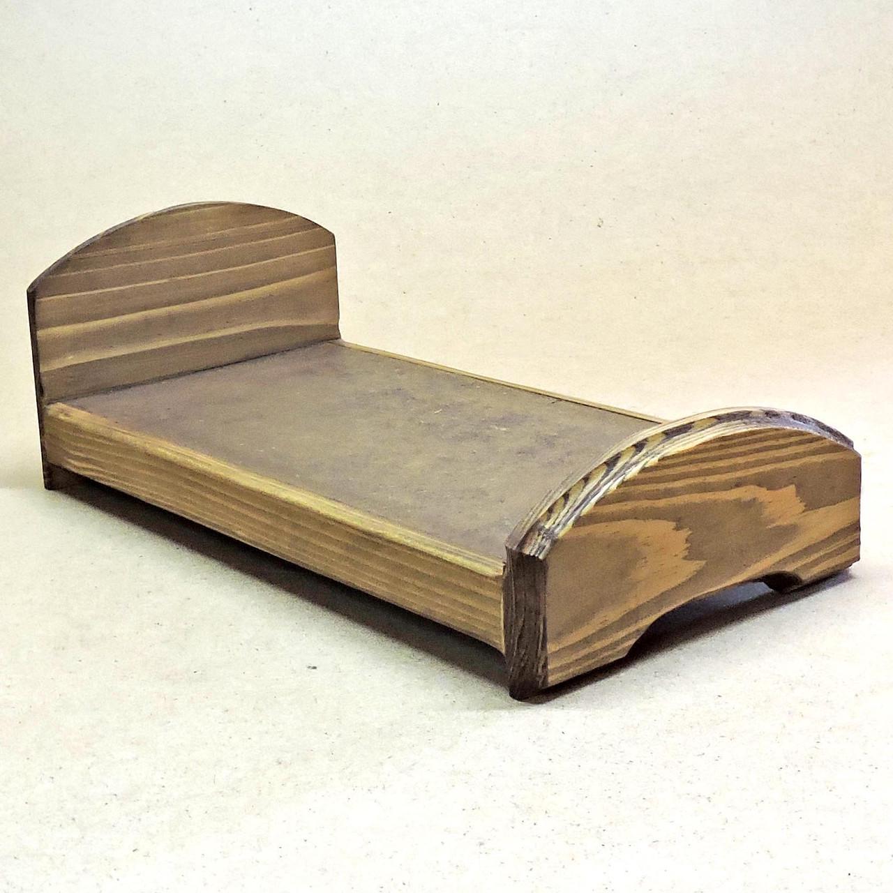 Кровать для кукол из дерева Аврора Капучино (КРТ-000603) - фото 5 Кровать для кукол из дерева Аврора Капучино (КРТ-000603) - фото 5