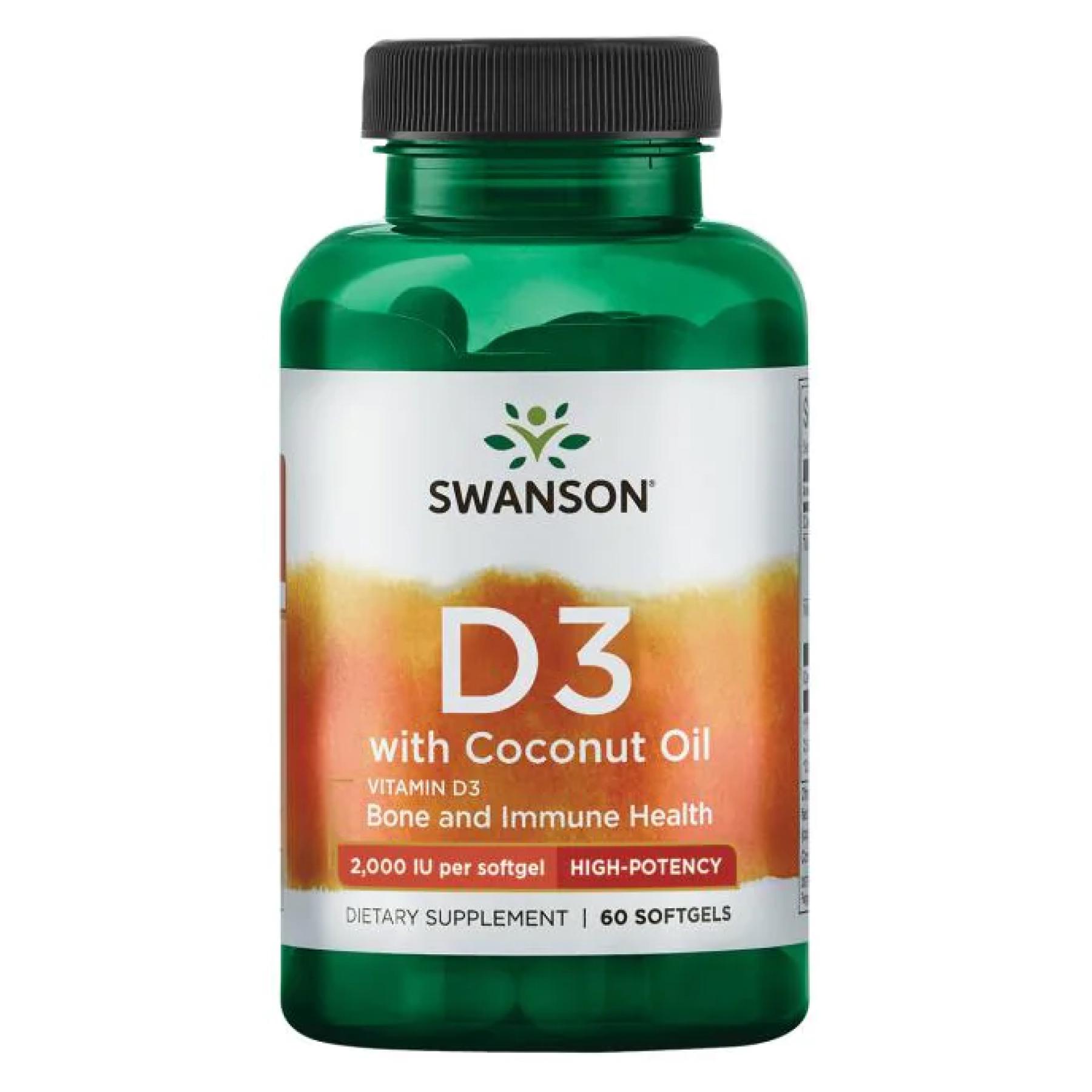 Витамин D-3 Coconut oil 2000IU 60 soft (100-57-3484126-20)