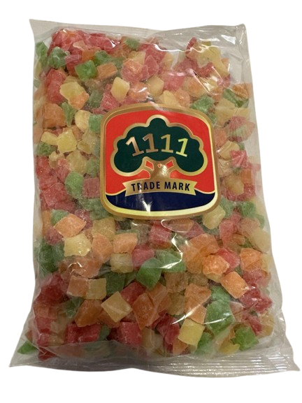 Цукаты 1111 Brothers Папайя кубик микс 1 кг (2550979006)