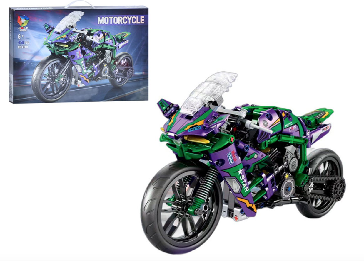 Конструктор HOME 47109-10-11-12 Мотоцикл 435 дет.