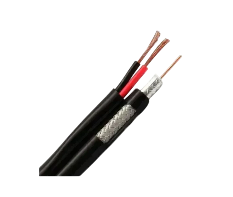 Кабель коаксиальный Ritar B100-RG690CU + 2x0,5 мм CU 1,02 мм/CU 64x0,12 м CCA с питанием бухта 100 м Кабель коаксиальный Ritar B100-RG690CU + 2x0,5 мм CU 1,02 мм/CU 64x0,12 м CCA с питанием бухта 100 м