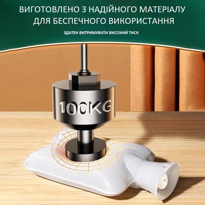 Грелка с плюшевым чехлом 2 л Розовый - фото 3 Грелка с плюшевым чехлом 2 л Розовый - фото 3