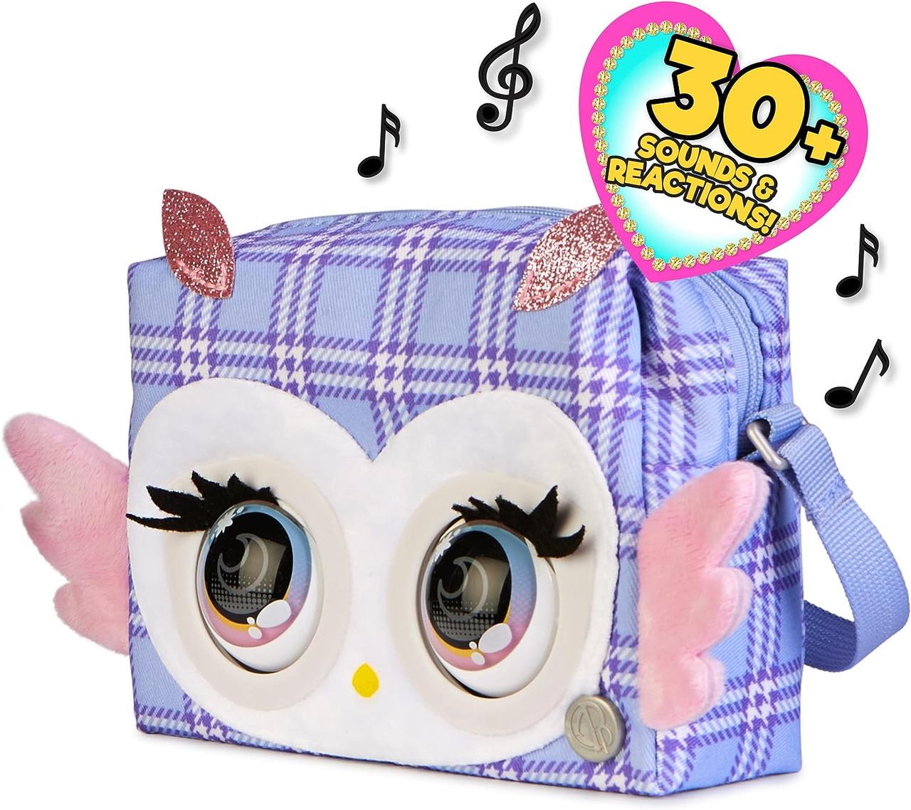 Сумочка интерактивная Сова Purse Pets Owl 6064395 Spin Master - фото 4