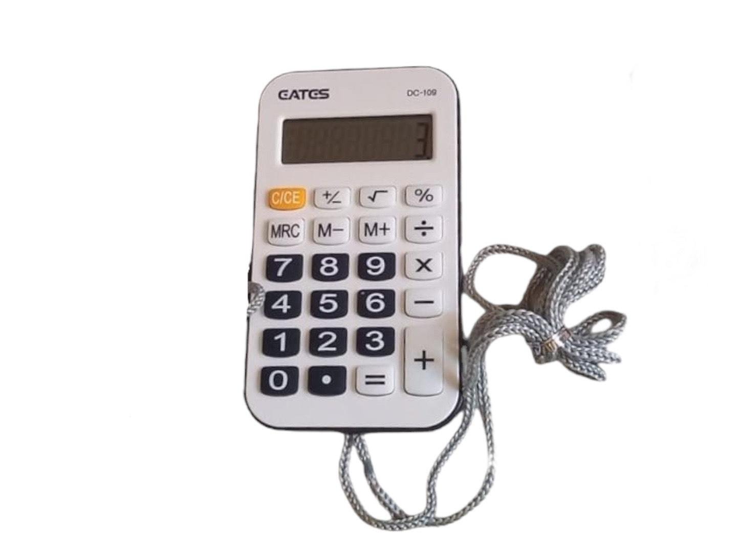 Калькулятор EATES DC-109 со шнурком Черный (27453943) Калькулятор EATES DC-109 со шнурком Черный (27453943)