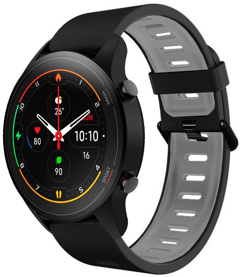 Ремінець Traf для Xiaomi Mi Watch Black-Grey (23110) Ремінець Traf для Xiaomi Mi Watch Black-Grey (23110)