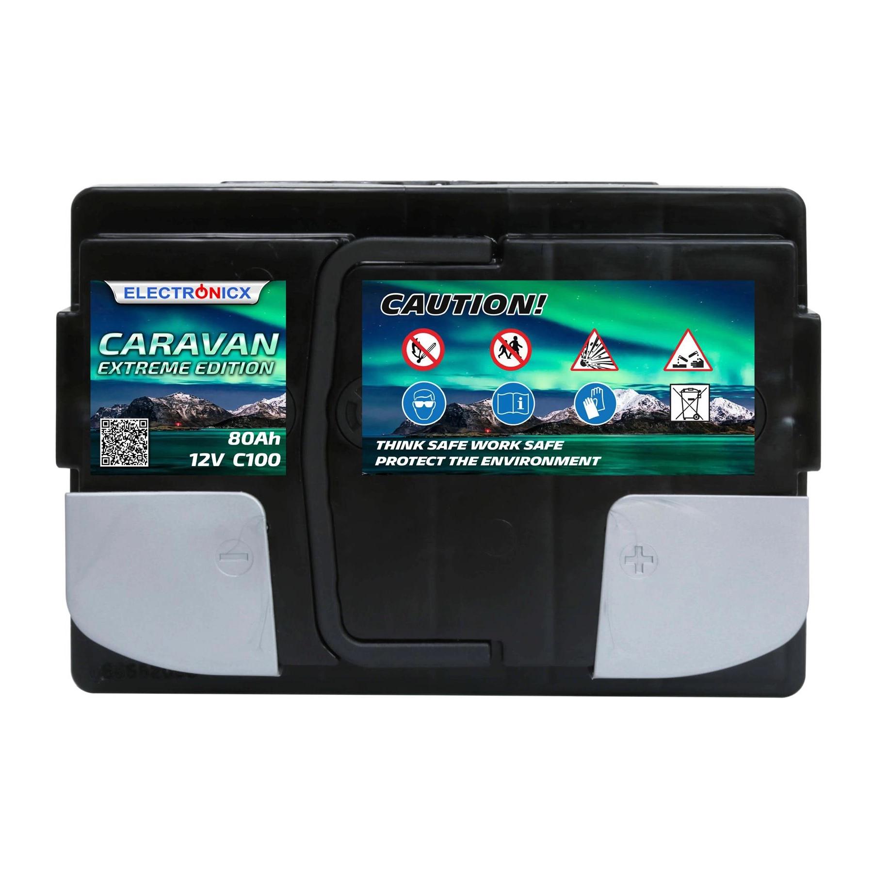 Гелевий акумулятор Electronicx Caravan Extreme Edition 80 AH 12 V - фото 5 Гелевий акумулятор Electronicx Caravan Extreme Edition 80 AH 12 V - фото 5