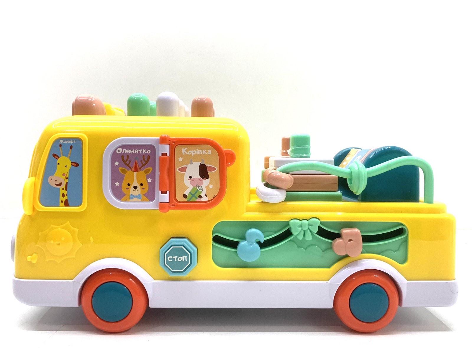 Автобус інтерактивний TK Group казки/пісня/вірші/міні-ігри українське озвучування Жовтий (TK-32602) - фото 3 Автобус інтерактивний TK Group казки/пісня/вірші/міні-ігри українське озвучування Жовтий (TK-32602) - фото 3