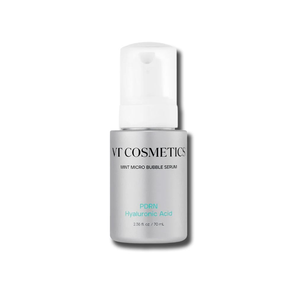 Сыворотка VT PDRN Hyaluronic Mint Micro Bubble освежающая с PDRN и гиалуроновой кислотой