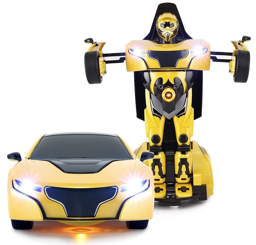 Детская машинка трансформер Rastar на радиоуправлении 1:14 Желтый (454.00.12) - фото 2 Детская машинка трансформер Rastar на радиоуправлении 1:14 Желтый (454.00.12) - фото 2