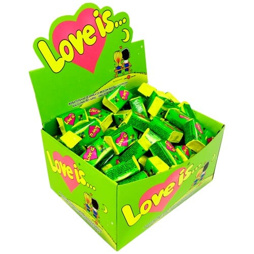 Блок жвачек Love is... 100шт Салатовый (185-184853-5)