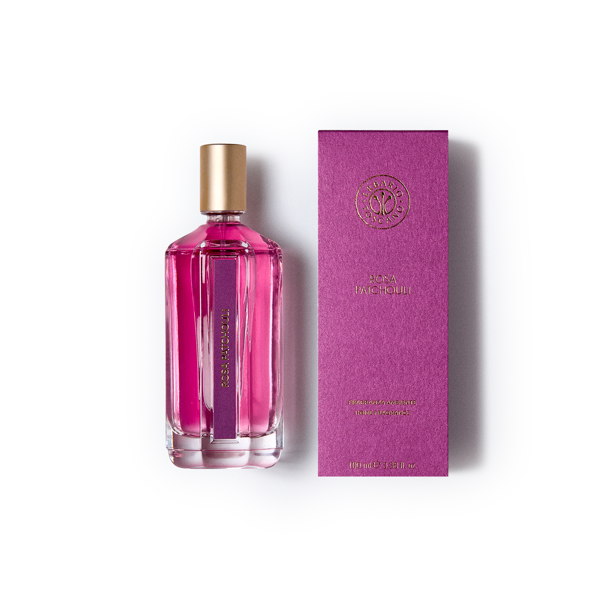 Парфуми інтер'єрні Erbario Toscano 100 мл Rosa Patchouli Троянда & Пачулі (PR8RO)
