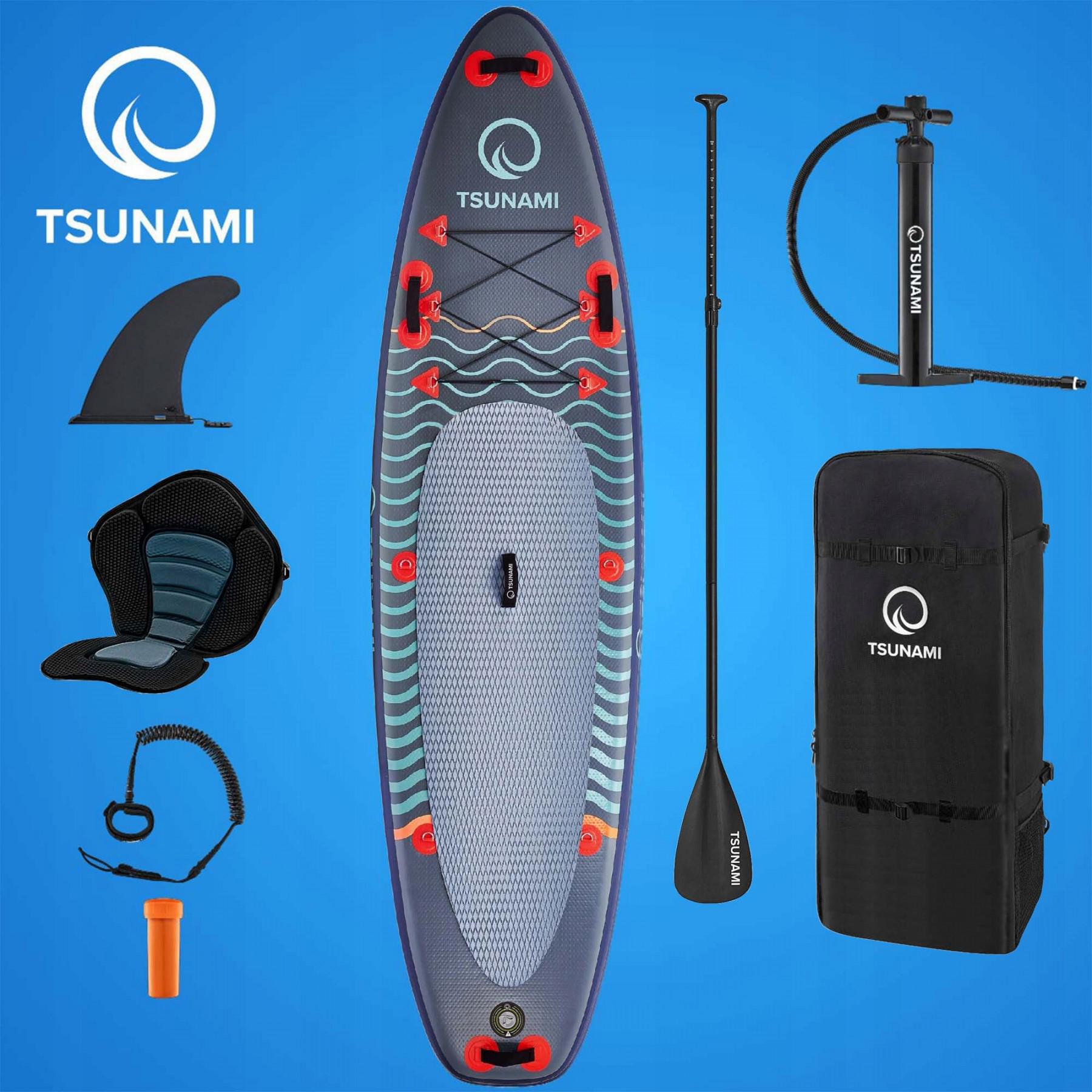 SUP-доска надувная TSUNAMI 350 см с веслом Wave T03 - фото 4