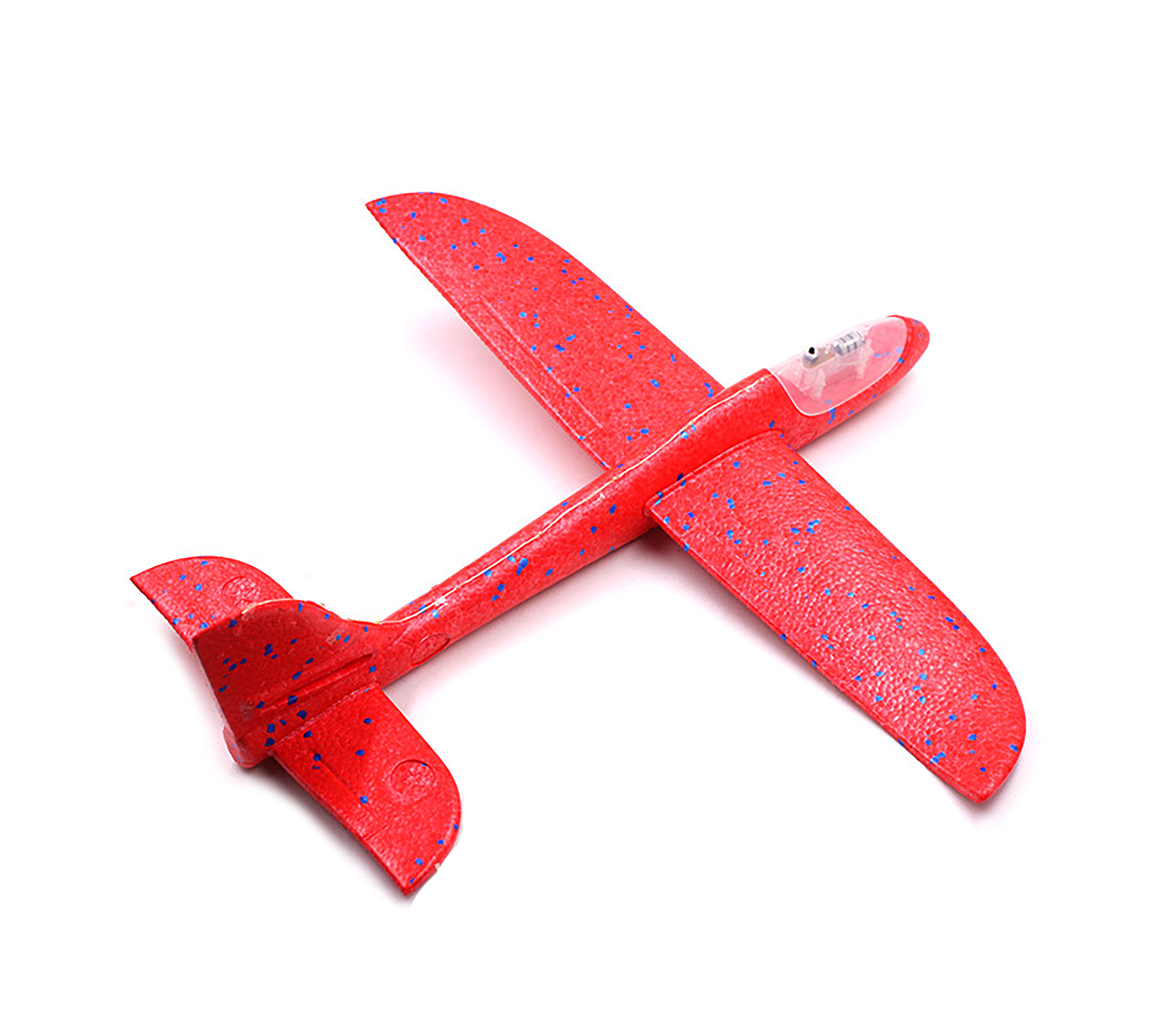 Планер метальний SUNROZ Ручний метальний планер з підсвічуванням 480 мм LED Червоний (SUN1656)