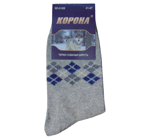 Термошкарпетки з собачої вовни Корона A1405 р. 41-47 Сірий (1667525197) - фото 1 Термошкарпетки з собачої вовни Корона A1405 р. 41-47 Сірий (1667525197) - фото 1