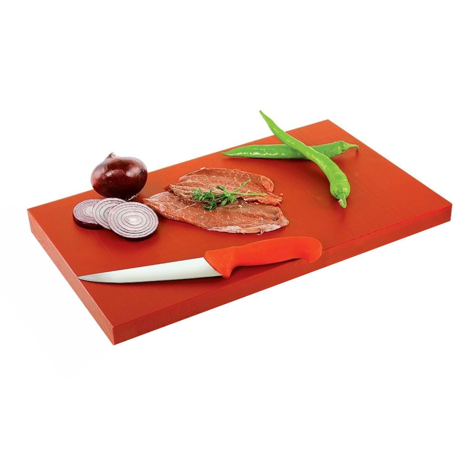 Доска разделочная Yelkar Plastik острые края HACCP YP 1402-1 300х500х20 мм Red Доска разделочная Yelkar Plastik острые края HACCP YP 1402-1 300х500х20 мм Red