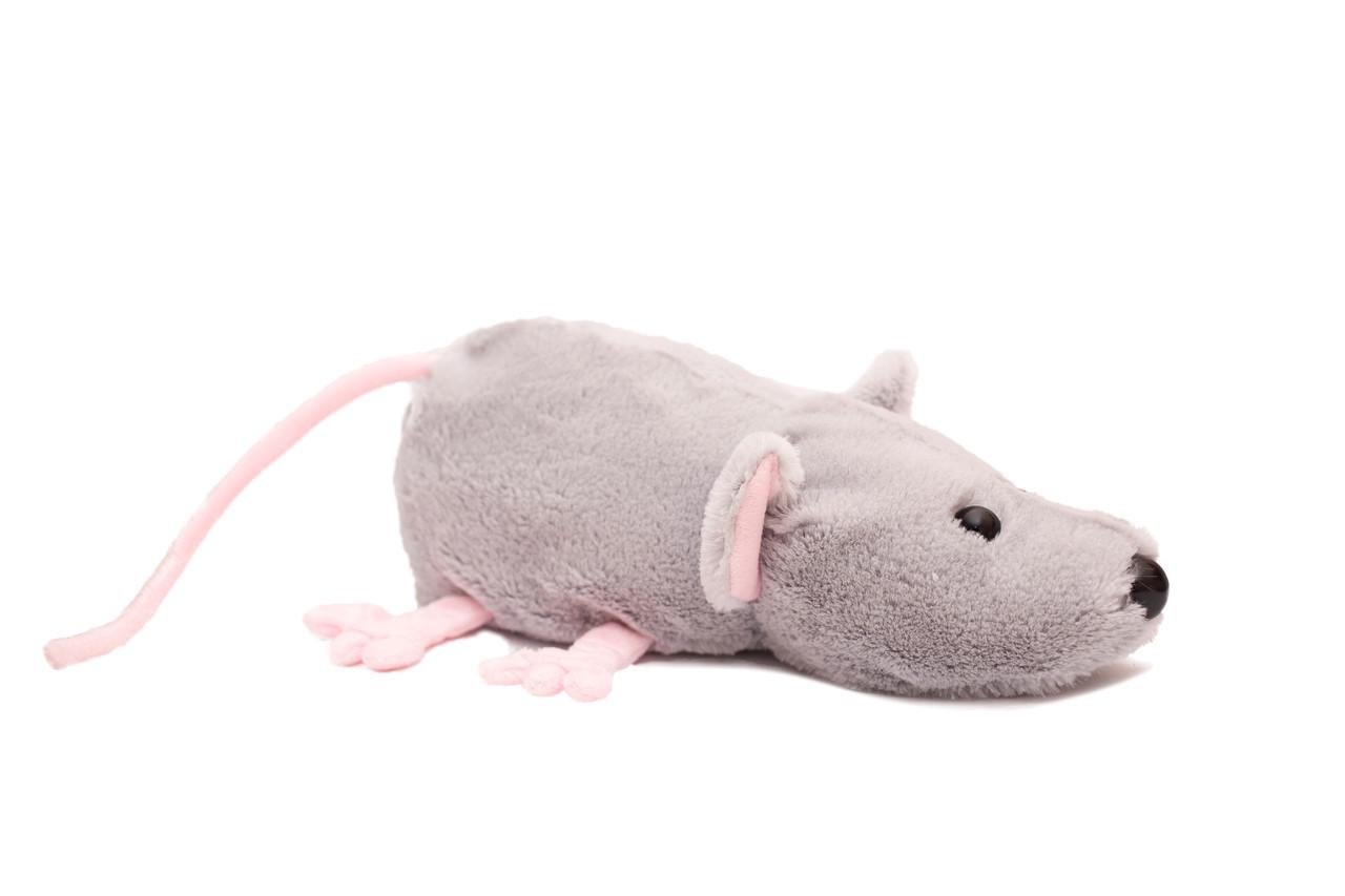 Мягкая игрушка Крыса 28 см Серый (1158849897)