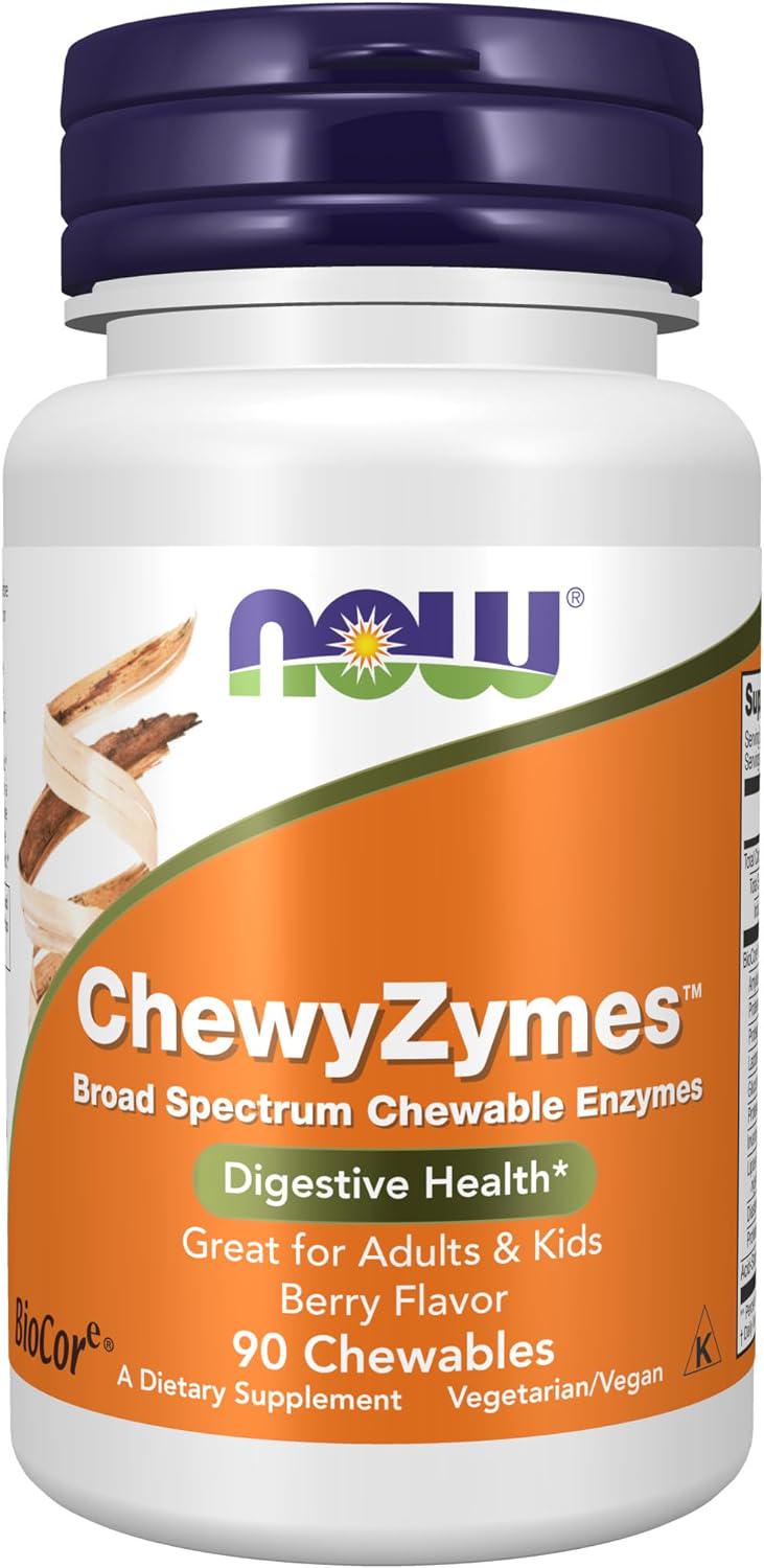 Ферменты пищеварительные NOW ChewyZymes 90 chewables