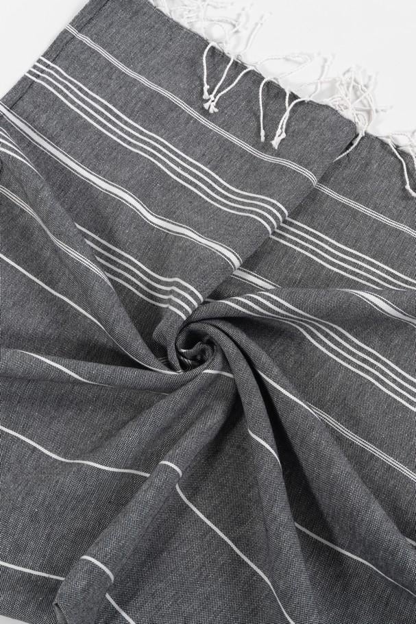 Рушник Peshtemal Beach Pool Spa 100х180 см Темно-сірий (86229117) - фото 10 Рушник Peshtemal Beach Pool Spa 100х180 см Темно-сірий (86229117) - фото 10