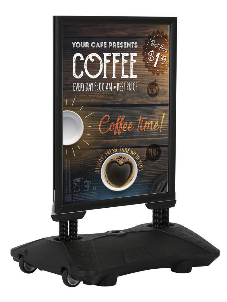 Штендер рекламный для улицы Windpro на пружинах двухсторонний водонепроницаемый/ветростойкий 594х841 мм (1517169048)