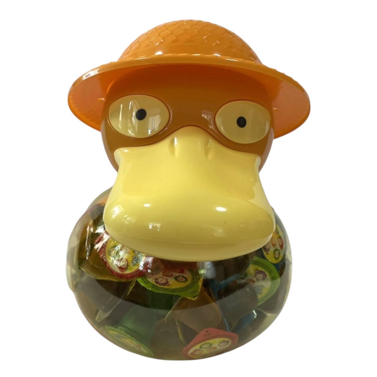 Желе фруктовое в банке-копилка Fruit Jelly Утка в шляпке 100 шт. (00000006547)