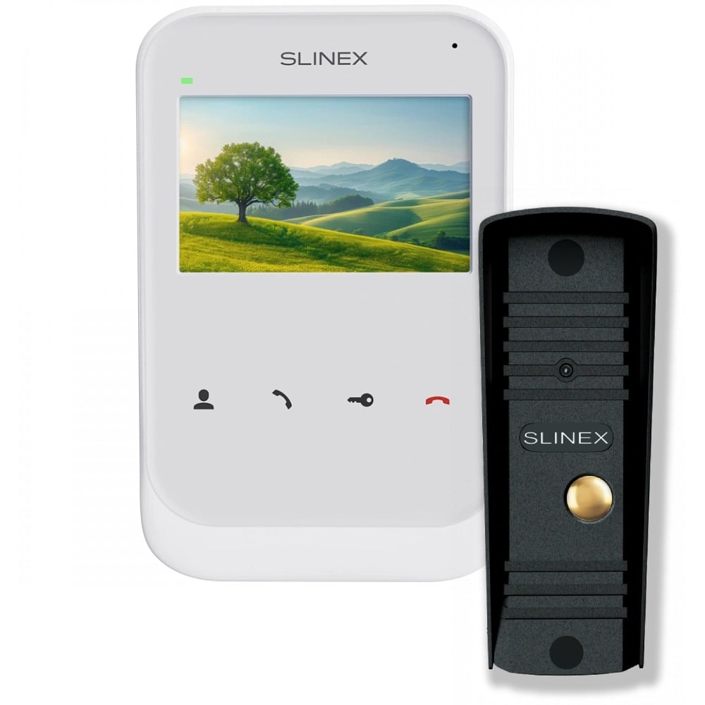 Комплект видеодомофона Slinex SK-04 и ML-16HR Black/White