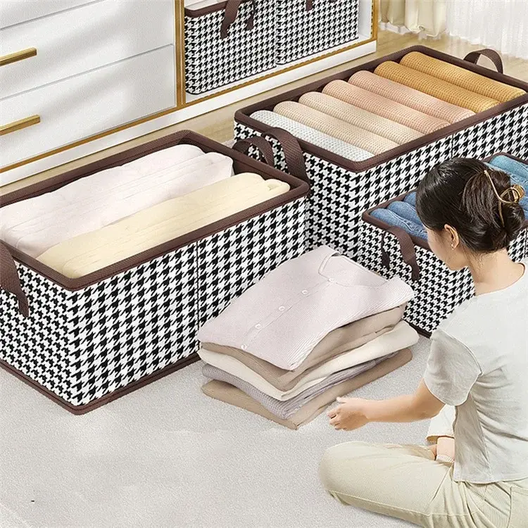 Коробка-органайзер для зберігання білизни Коричневий (5412) - фото 4 Коробка-органайзер для зберігання білизни Коричневий (5412) - фото 4