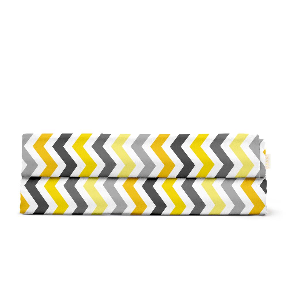 Простынь детская Cosas 110х160 см Yellow Zigzag (4822052191194)