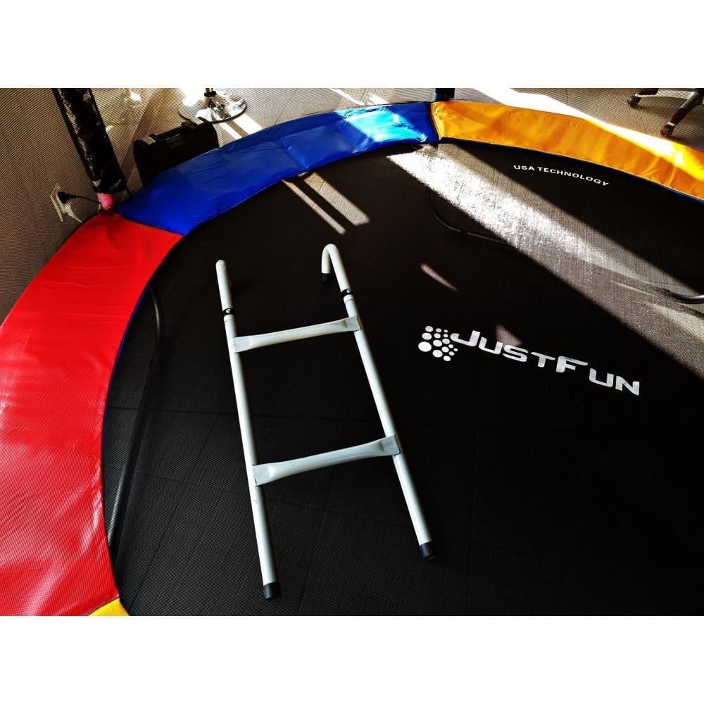 Батут Just Fun зовнішня сітка і драбинка 252 см Multicolor - фото 7 Батут Just Fun зовнішня сітка і драбинка 252 см Multicolor - фото 7