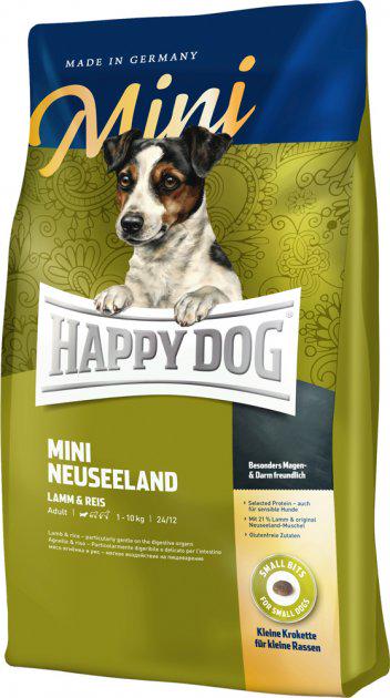 Сухой корм Happy Dog Supreme Mini Neuseeland для взрослых собак мелких пород 4 кг (1462844556)